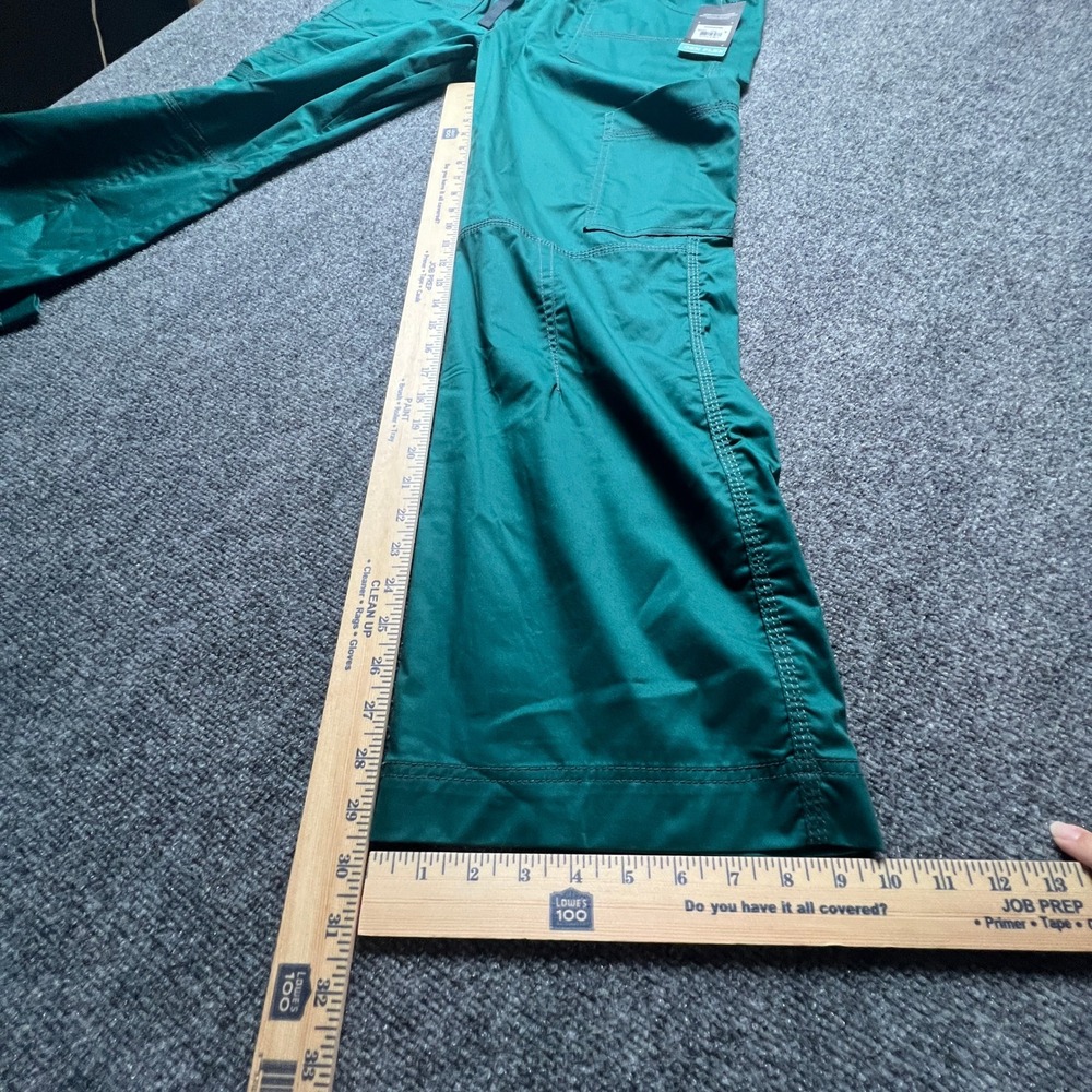 Dickies Gen Flex Scrub Pants Hunter Green Stretch Cargo Utility Medium - Picture 3 of 11